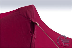Alu/Metall Faltpavillon 3x3 Meter Bordeaux