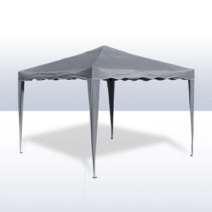 Alu/Metall Faltpavillon 3x3 Meter Grau