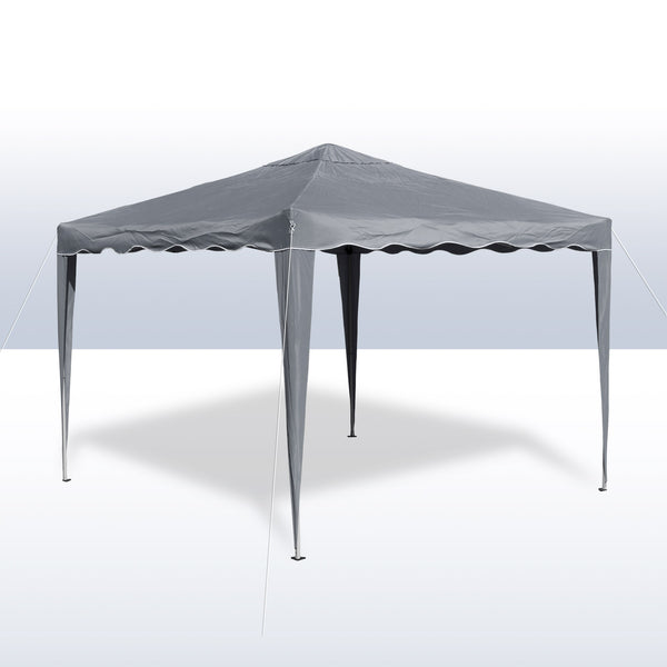 Alu/Metall Faltpavillon 3x3 Meter Grau