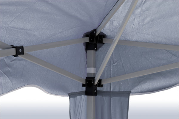 Alu/Metall Faltpavillon 3x3 Meter Grau