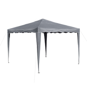 Alu/Metall Faltpavillon 3x3 Meter Grau