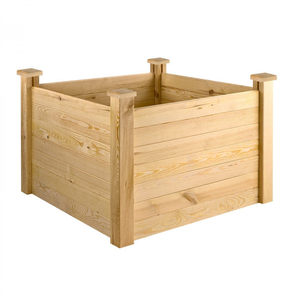 Dema - Holz Hochbeet Pflanzbeet Blumenbeet Pflanzenbeet Gartenbeet Kiefer 104x104x77 cm