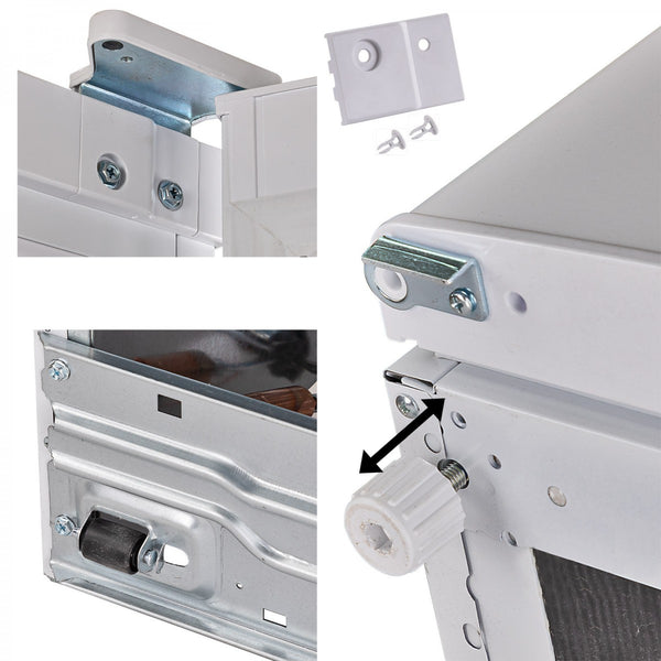 Dema - Großraumkühlschrank Kühlschrank Vollraumkühlschrank 331 L / weiß / LED / EEK E