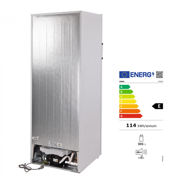 Dema - Großraumkühlschrank Kühlschrank Vollraumkühlschrank 331 L / weiß / LED / EEK E