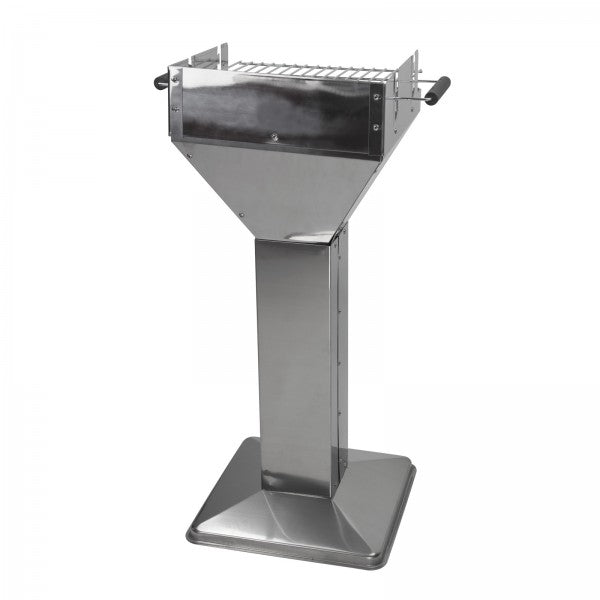 Säulengrill im Edelstahl Design ""Mérida