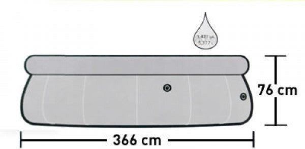 Swimmingpool / Planschbecken 366 x 76 cm