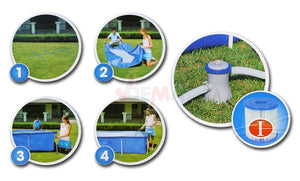 Swimmingpool 399x211x81 cm