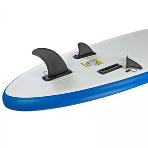 SUP Stand Up Paddle Board 305x71 cm Surfboard blau aufblasbar + Paddel + Zubehör