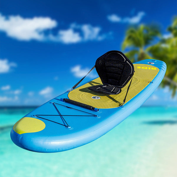 Dema - SUP Stand Up Paddle Board 320x84 cm Surfboard blau aufblasbar + Paddel + Zubehör