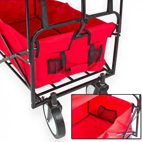 Bollerwagen Sunny faltbar mit Dach