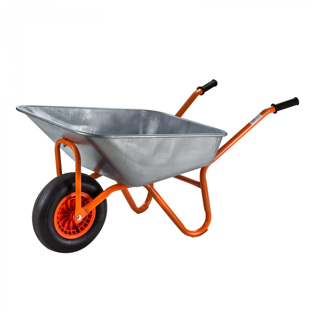 Dema - Schubkarre Handkarre Transportkarre Gartenkarre Bauschubkarre 85 L Vollmetall