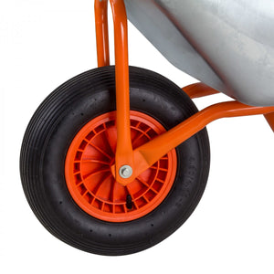 Dema - Schubkarre Handkarre Transportkarre Gartenkarre Bauschubkarre 85 L Vollmetall