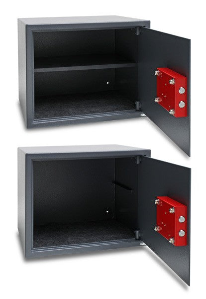 Cassaforte a muro/da mobile con chiave, 63 litri, 46x38x36 cm