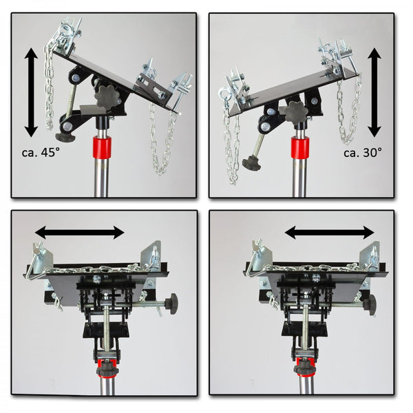 Dema - Hydraulik Motorheber Getriebeheber Faulenzer Werkstatt Heber Halter Stütze 0,5t