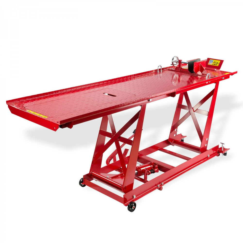 Dema - Motorrad Montagerampe Rampe Heber Motorradhebebühne Hebebühne 450 kg hydraulisch