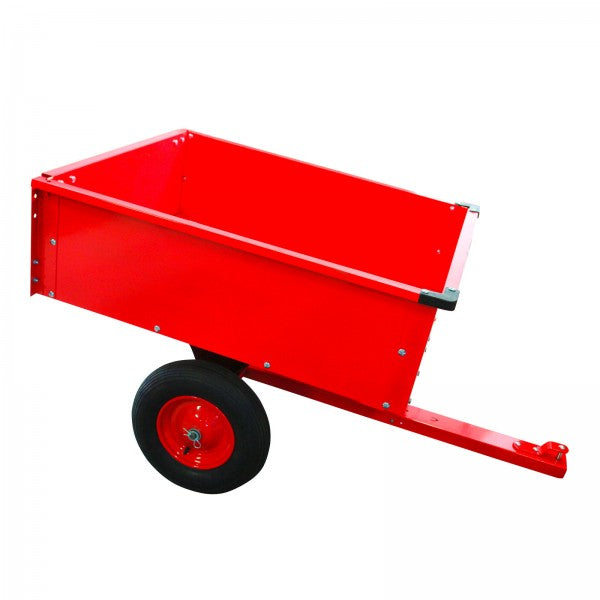 Tiltable trailer for ATV/quad/lawn tractor