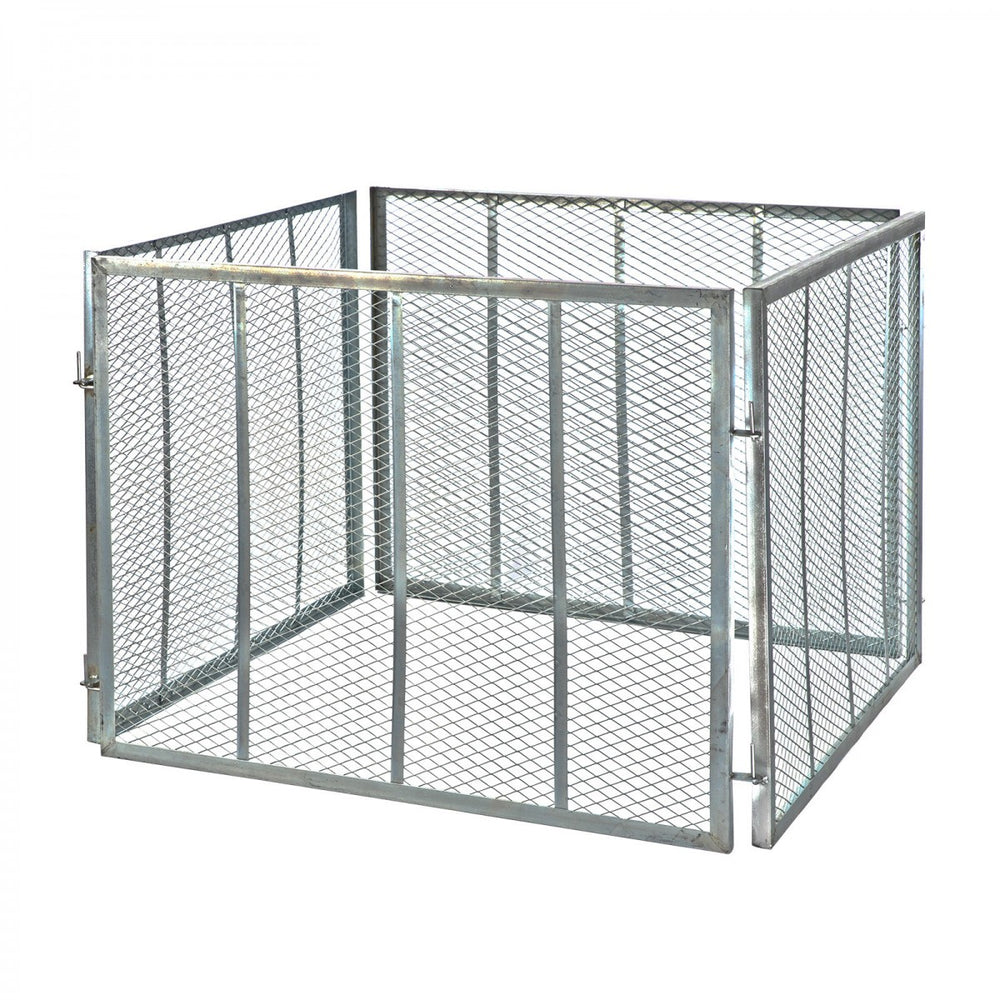 Dema - Garten Metallkomposter Gartenkomposter Komposter 106x106x81 cm vollverzinkt