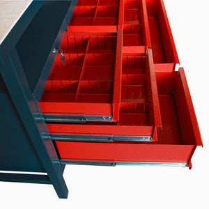 Dema - Profi-Werkbank m. 6 Schubladen anthrazit