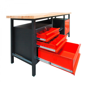 Dema - Werkbank XXL2000 3 Schubl. 1Tür anthrazit