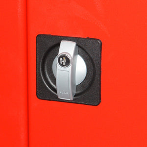 Dema - Schrank ''XL-B'' anthrazit/rot B110xH192xT38