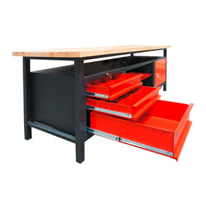 Dema - Werkbank XL 1700 Türe/Schubladen/Ablage anthrazit