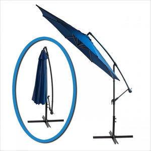 Alu-Ampelschirm - Ø 3m Blau