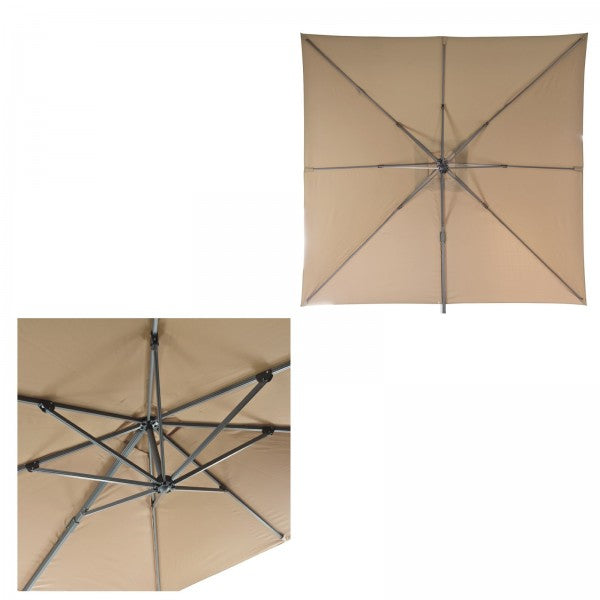 Ombrellone Verona 3x3m Kaki