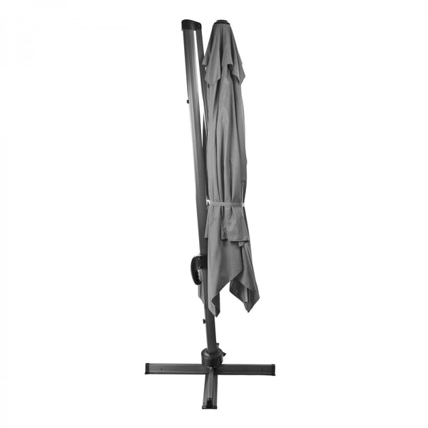 Dema - Ampelschirm Sonnenschirm Gartenschirm Schirm Verona 3x3 m anthrazit grau