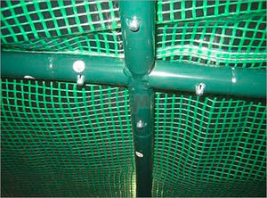 Gewächshaus Tunnel Treibhaus Frühbeet Pflanzbeet Tomatenhaus 600x300 cm 6x3 m