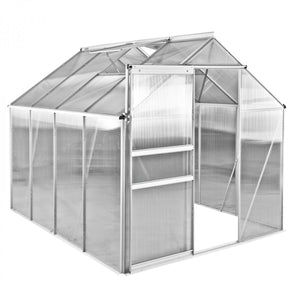 Dema - Gewächshaus Frühbeet Treibhaus Pflanzhaus mit 2 Fenstern Basic 6 253x192x194 cm