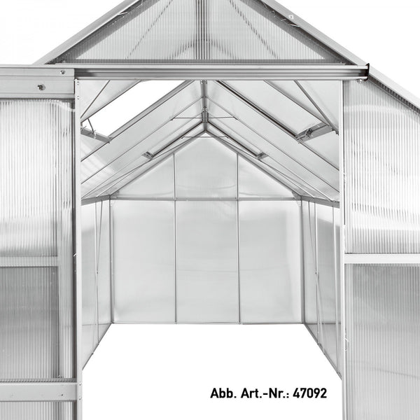 Dema - Gewächshaus Frühbeet Treibhaus Pflanzhaus mit 2 Fenstern Basic 6 253x192x194 cm