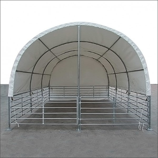 Mobiler Unterstand 4x6 m