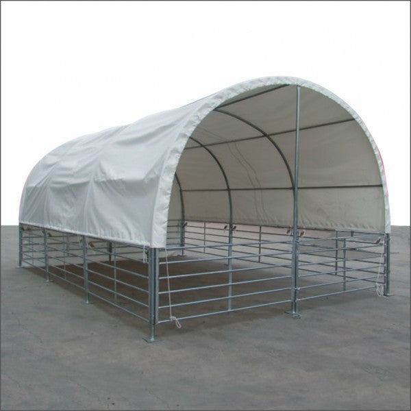 Mobiler Unterstand 4x6 m