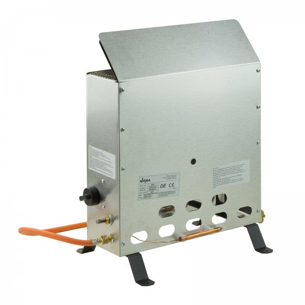Gewächshausheizer Gasheizer Gewächshaus Heizer Heizung 4,2kW Edelstahl + Zubehör