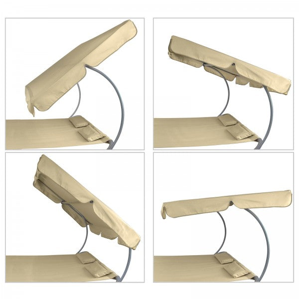 Doppelliege Palma Beige