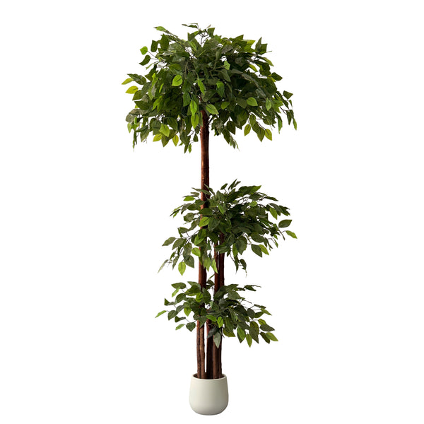 Ficusbaum künstlich 175 cm mit Blumentopf