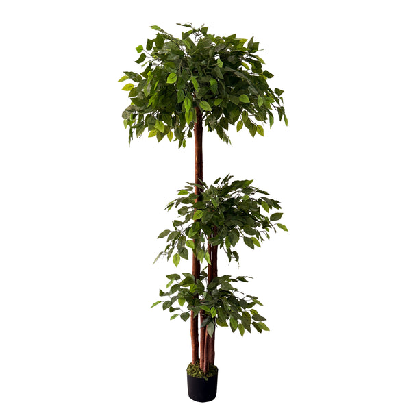 Ficusbaum künstlich 175 cm mit Blumentopf