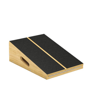 Schrägbrett Wadendehner Holz verstellbar natur/schwarz