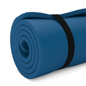 Yogamatte blau 190 x 60 x 1.5 cm