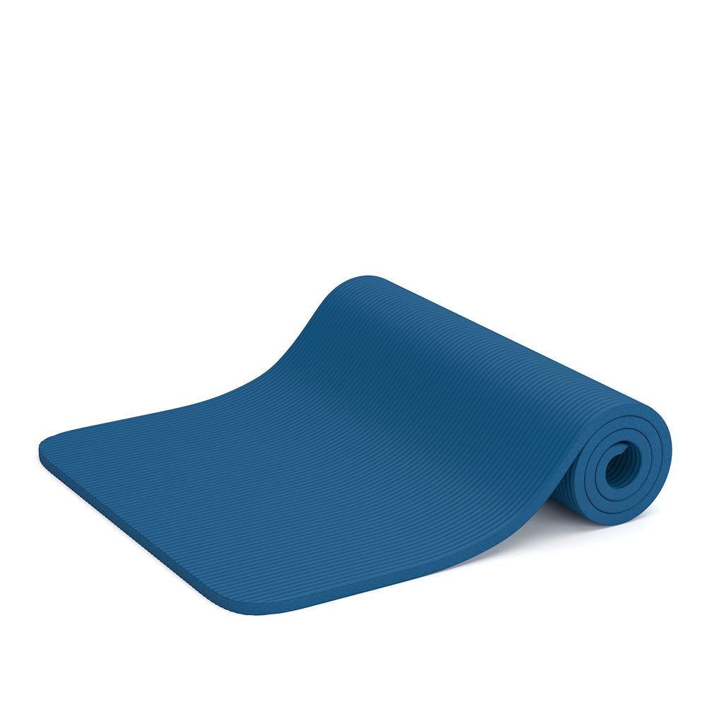 Tappetino yoga blu, 190 x 60 x 1,5 cm