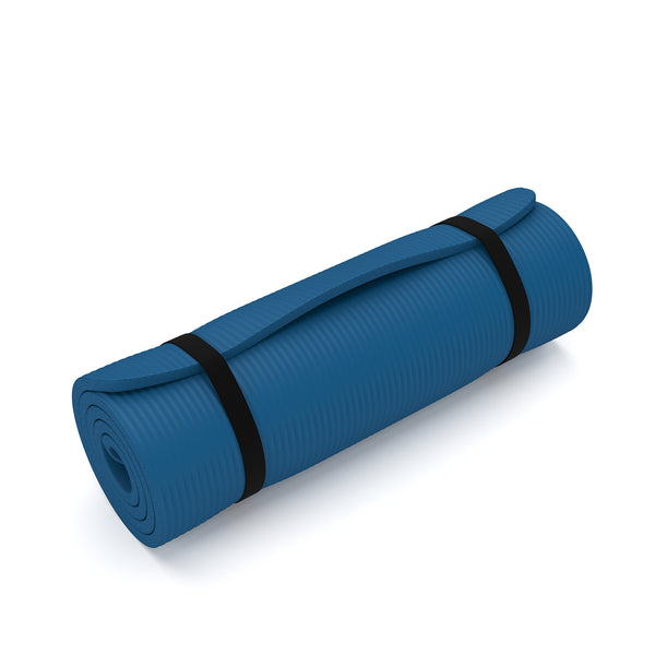Yogamatte blau 190 x 60 x 1.5 cm