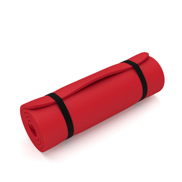 Yogamatte rot 190 x 60 x 1.5 cm
