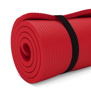 Yogamatte rot 190 x 60 x 1.5 cm