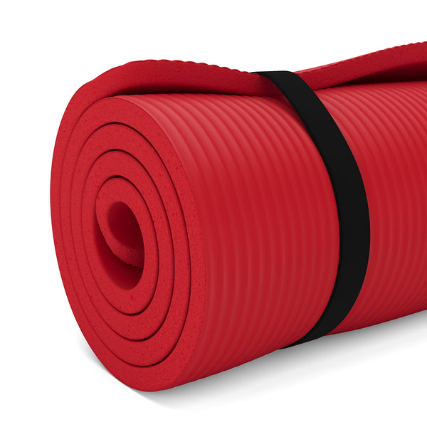 Yogamatte rot 190 x 60 x 1.5 cm