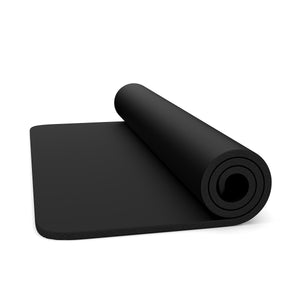 Yogamatte schwarz 190 x 100 x 1.5 cm
