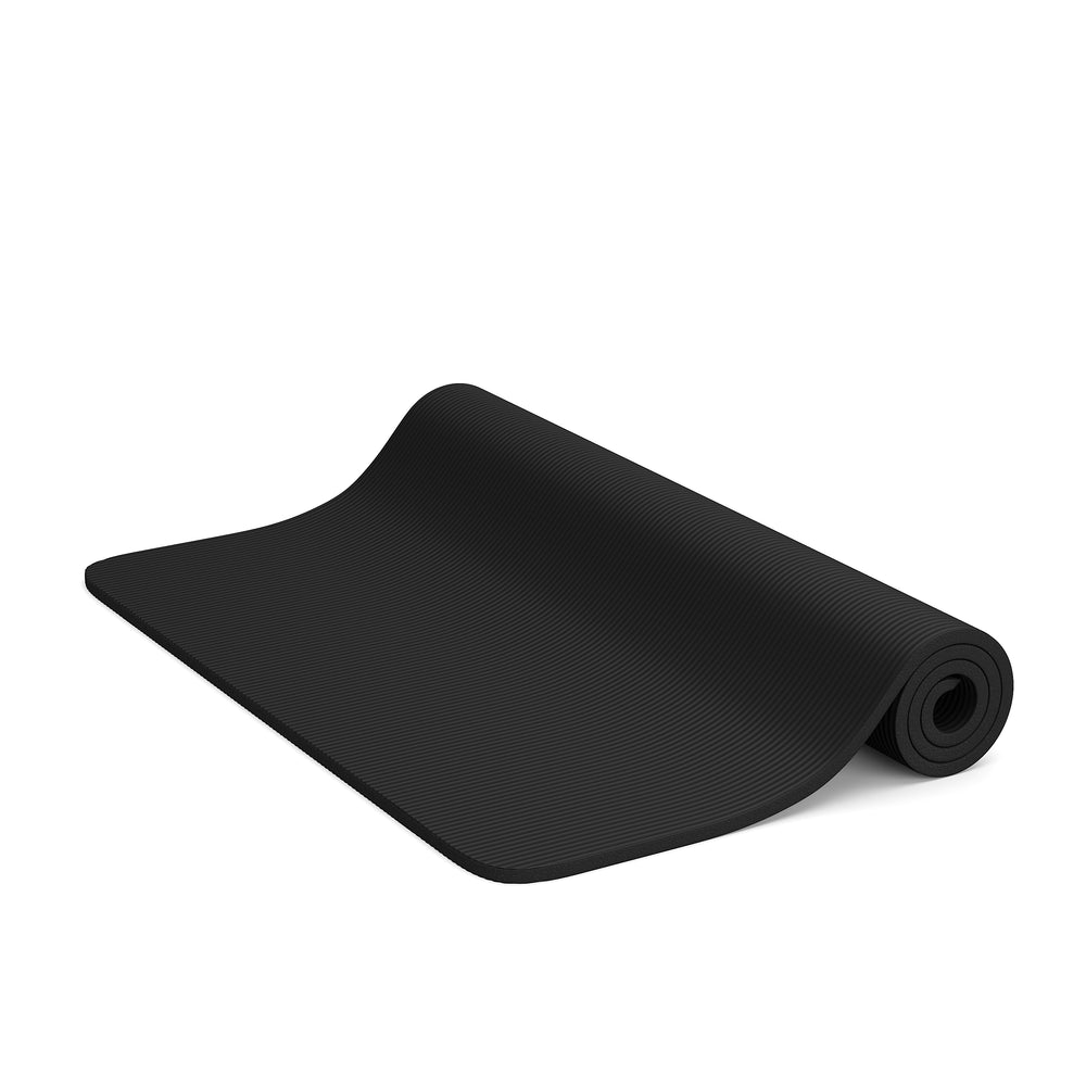 Tappetino yoga nero 190 x 100 x 1,5 cm