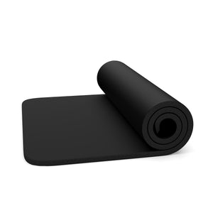 Yogamatte schwarz 190 x 60 x 1.5 cm