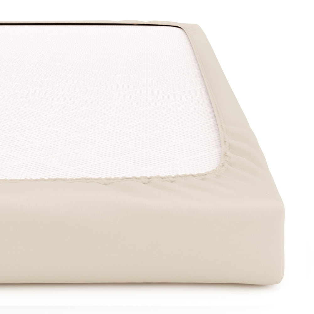 Lenzuolo con angoli 140 x 200 cm beige