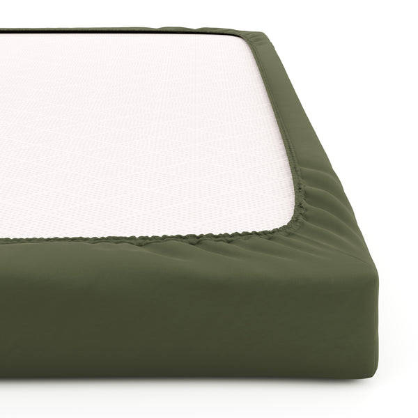 Fixleintuch 160 x 200 cm olive