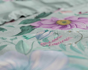 Bettbezug Flore blau 240 x 220 cm